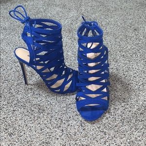 JustFab Royal blue heels